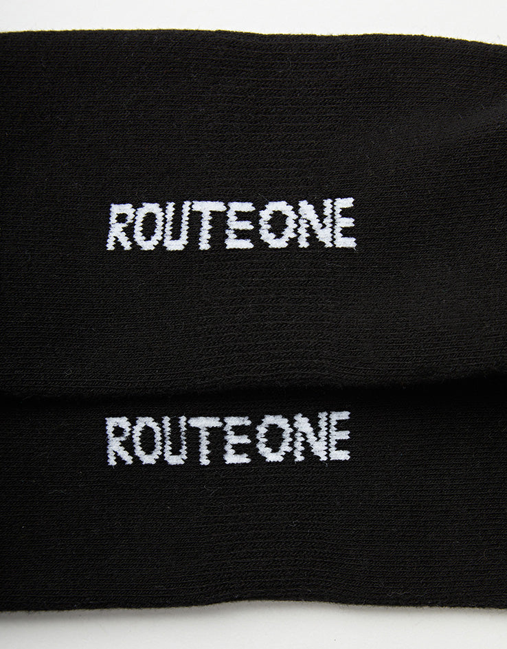 Route One Trash Crew Socks - Black