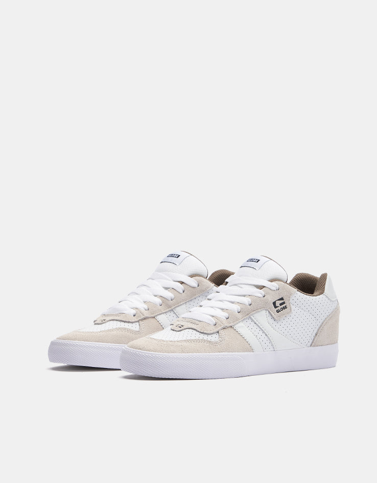 Globe Encore-2 Skate Shoes - White Dip