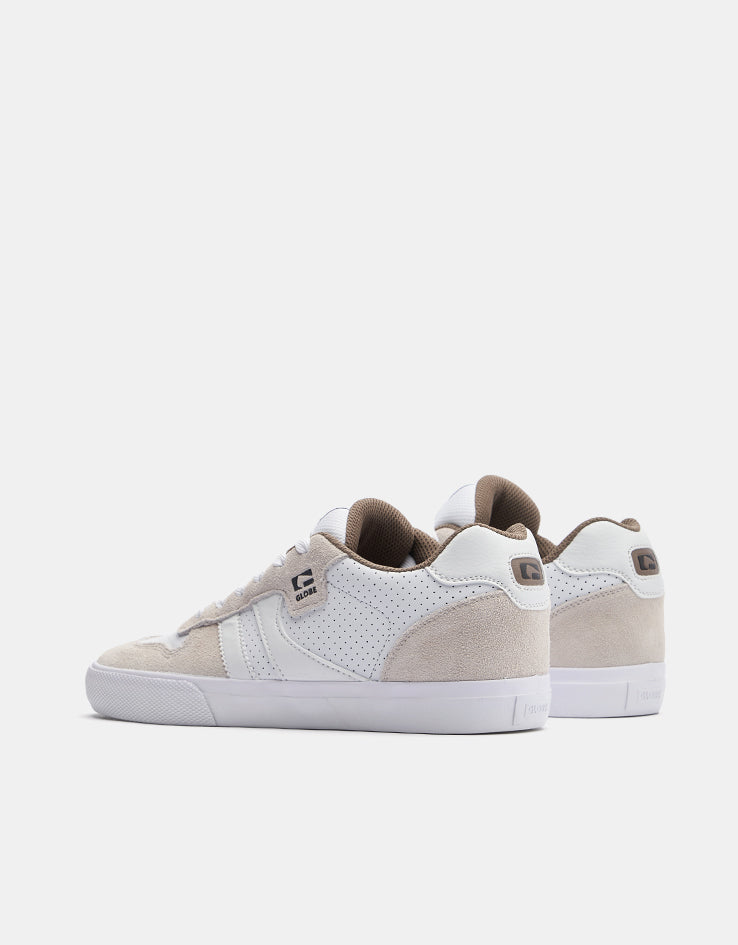 Globe Encore-2 Skate Shoes - White Dip