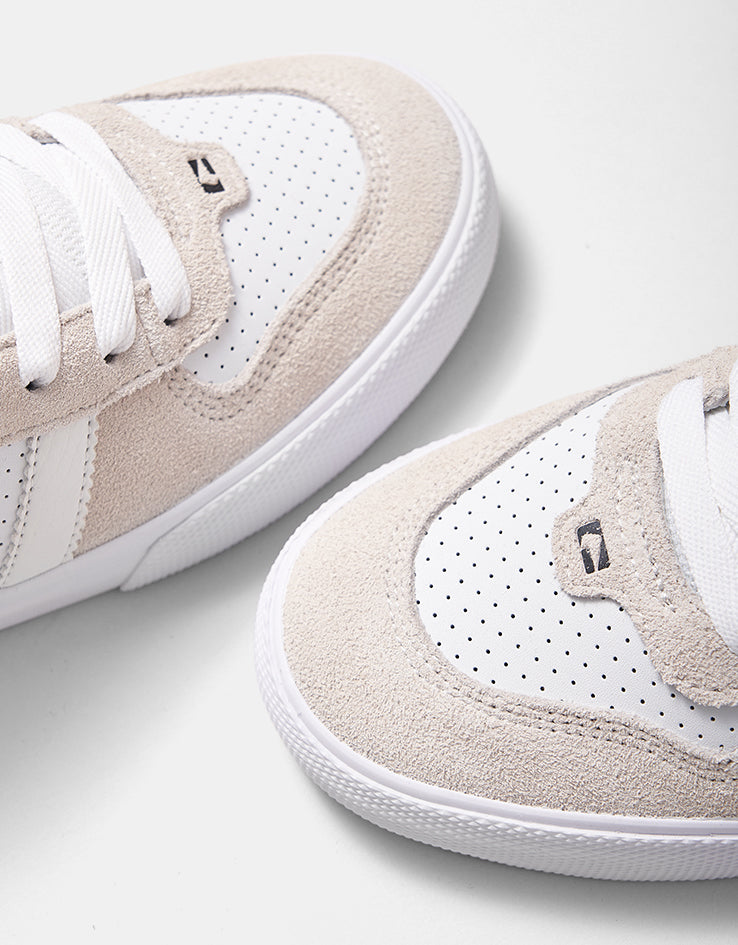 Globe Encore-2 Skate Shoes - White Dip