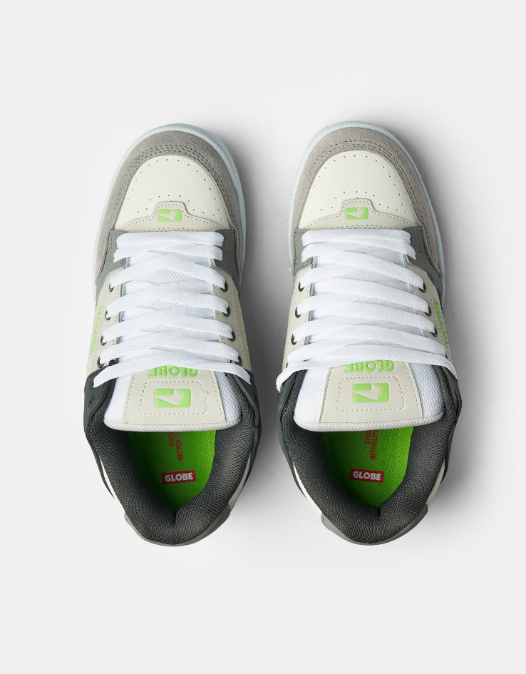 Globe Tilt Skate Shoes - Lunar/Grey/Green