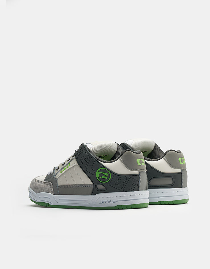 Globe Tilt Skate Shoes - Lunar/Grey/Green