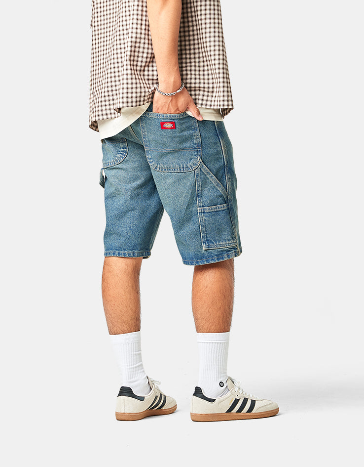 Dickies 993 11" Carpenter Short - Khaki Tinted Blue