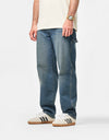 Dickies 993 Regular Tapered Carpenter Jean - Khaki Tinted Blue