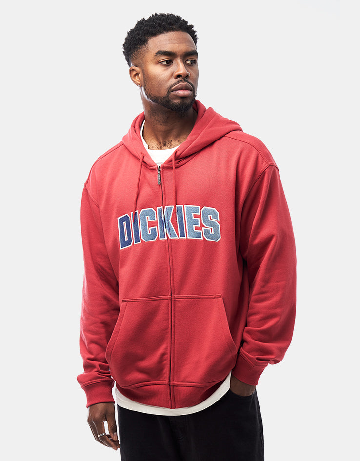 Dickies Aitkin Zip Hoodie - Garnet