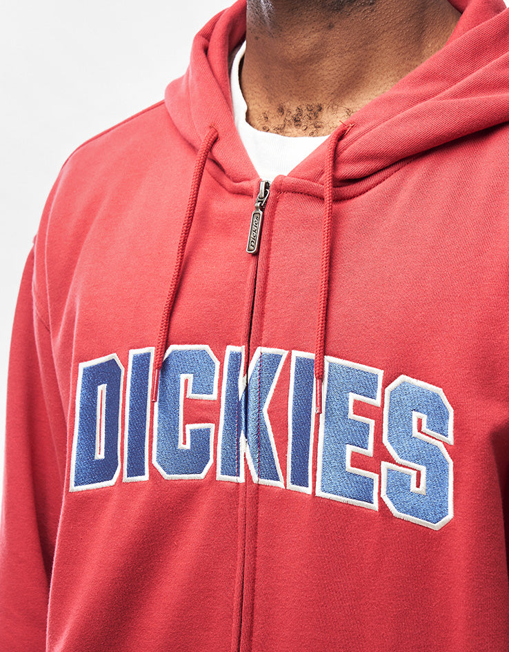 Dickies Aitkin Zip Hoodie - Garnet
