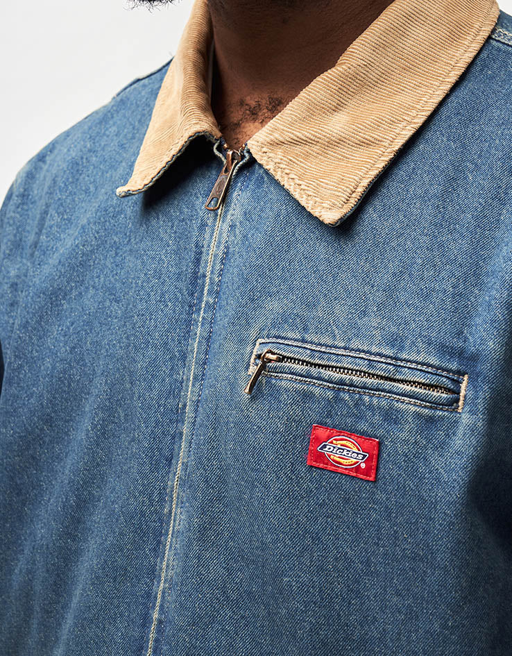 Dickies Denim Painter Jacket - Khaki Tinted Blue