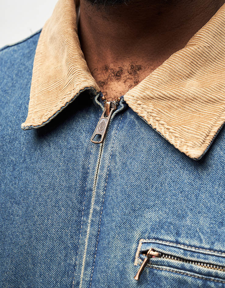 Dickies Denim Painter Jacket - Khaki Tinted Blue