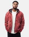 Dickies Lined Denim Hooded Bomber - Garnet
