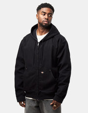 Dickies Unlined Canvas Hooded Bomber - Black
