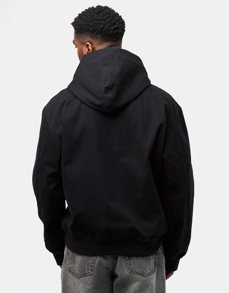 Dickies Unlined Canvas Hooded Bomber - Black