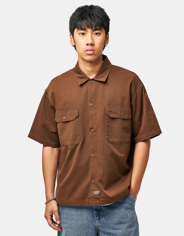Dickies 247 GD Work S/S Shirt - Timber Brown