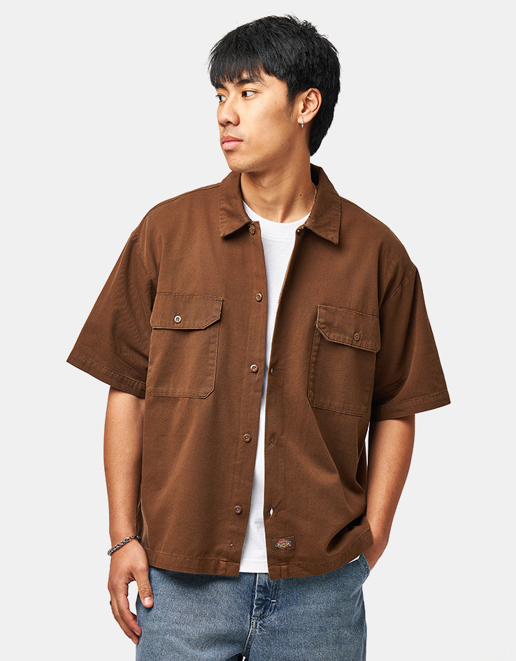 Dickies 247 GD Work S/S Shirt - Timber Brown