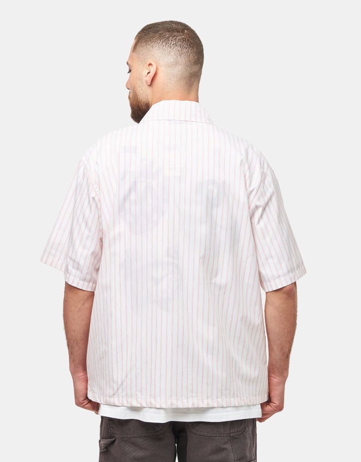 Dickies Venedocia Stripe S/S Shirt - White