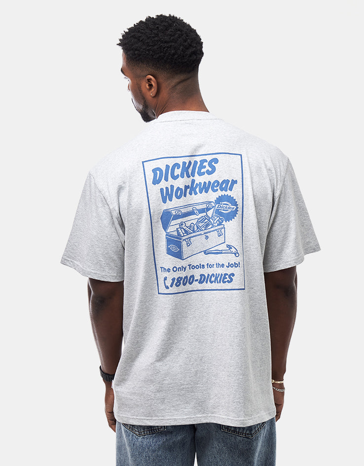 Dickies Dry Ridge T-Shirt - Light Gray