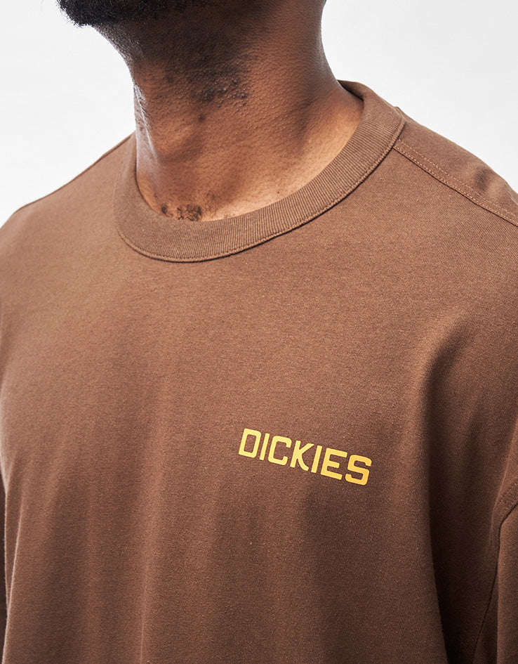 Dickies Payson 2Fer L/S T-Shirt - Timber Brown