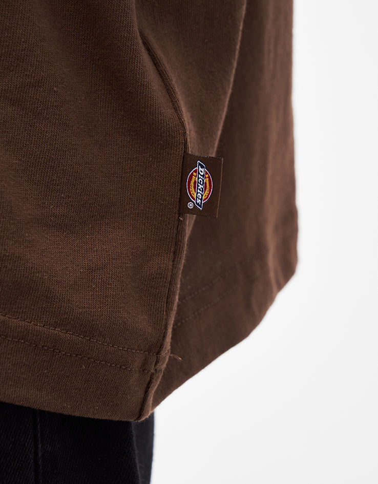 Dickies Payson 2Fer L/S T-Shirt - Timber Brown