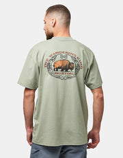 Brixton Coba T-Shirt - Desert Green