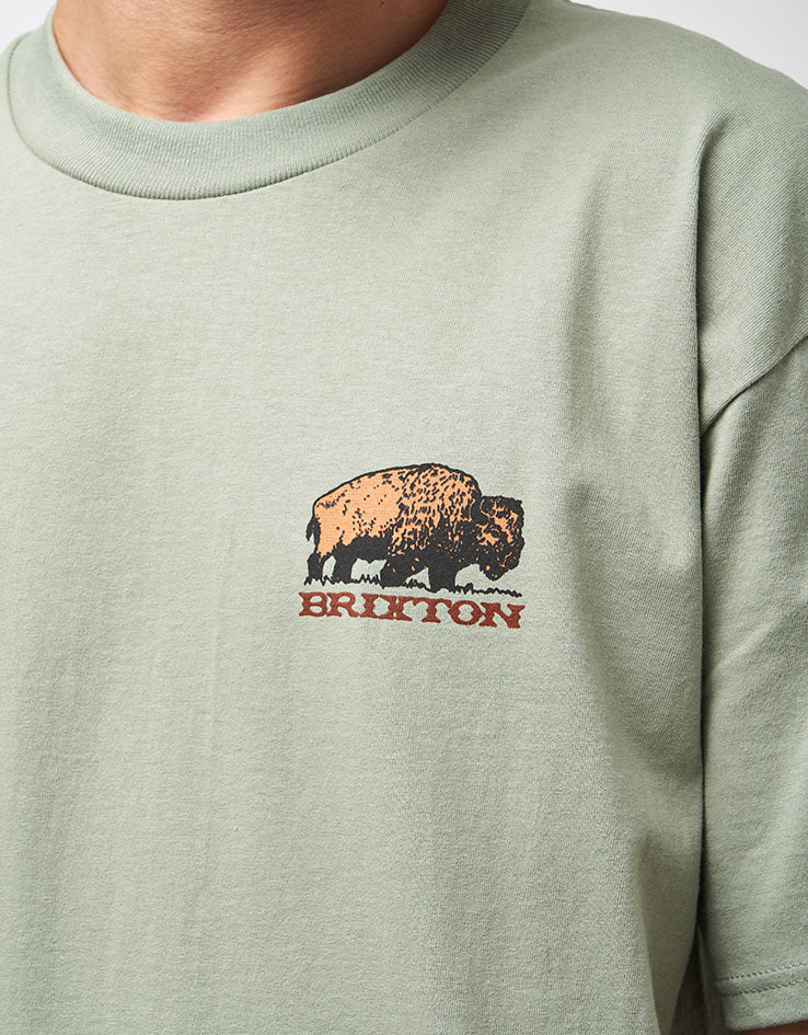 Brixton Coba T-Shirt - Desert Green