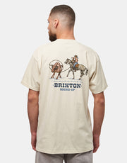 Brixton Hutchins T-Shirt - Cream