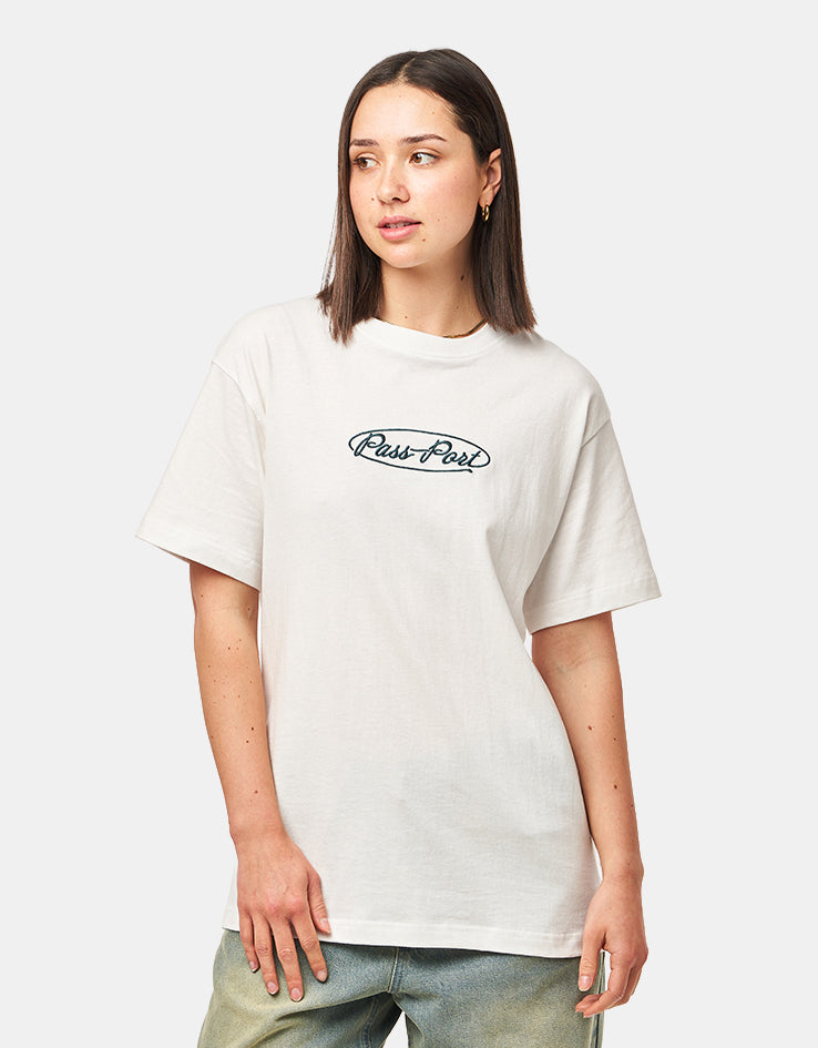 Pass Port Ovalit T-Shirt - White