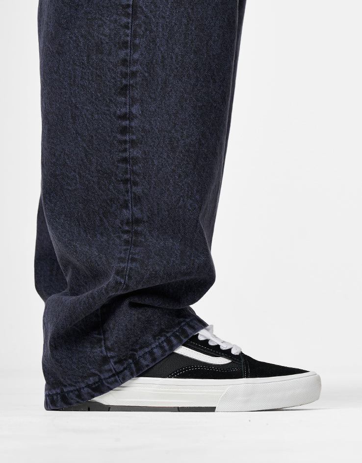 【BLUE】Overdyed DENIM PANTS Vans Check-5 Baggy Acid Overdyed Denim Pant - Deep Indigo – Route One