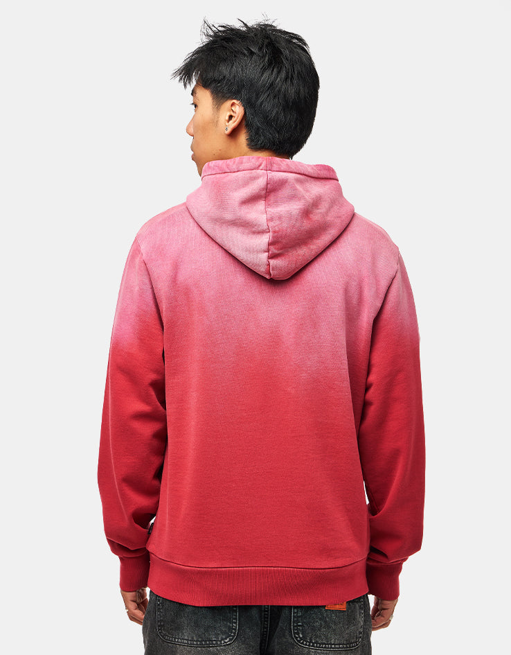 Welcome Phantom Sun Fade Pullover Hoodie - Red Fade