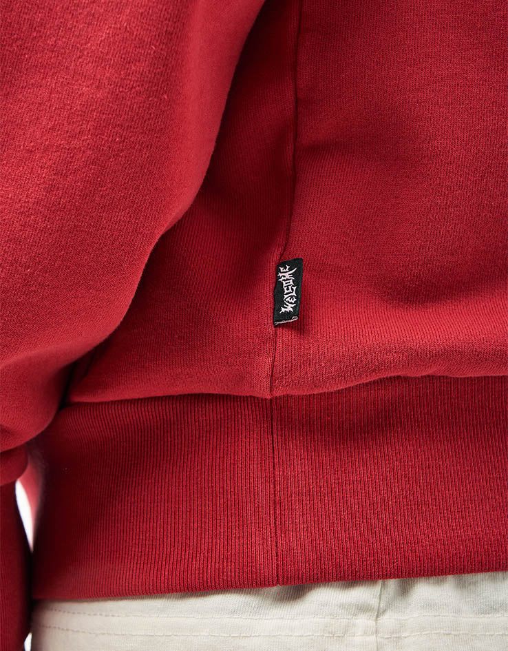 Welcome Phantom Sun Fade Pullover Hoodie - Red Fade