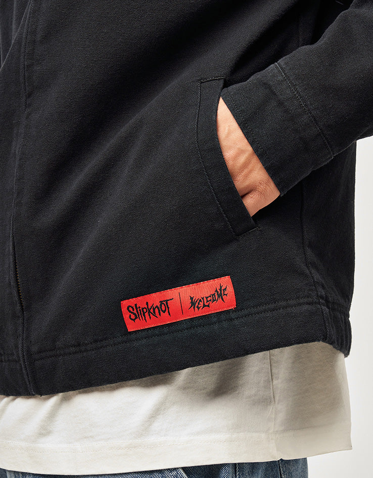 Welcome x Slipknot Self-Titled Canvas Jacket - Black