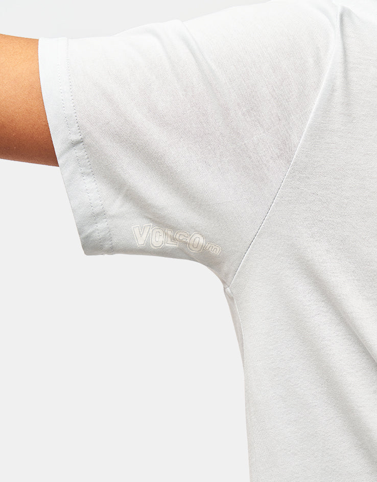 Volcom Stone Blanks T-Shirt - Light Blue Acid