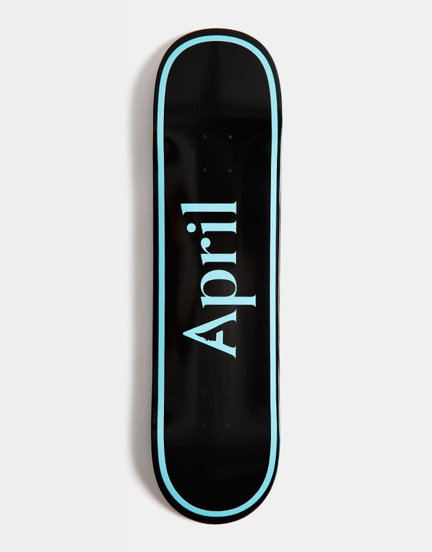 April OG Logo Skateboard Deck - Blue/Black