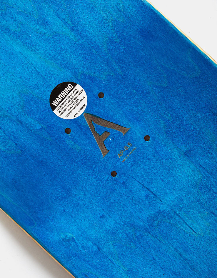 April OG Logo Skateboard Deck - Blue/Black – Route One