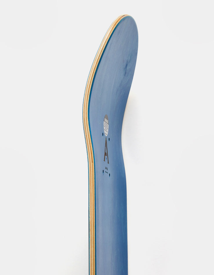 April OG Logo Skateboard Deck - Blue/Black – Route One