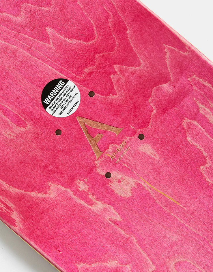 April OG Logo Skateboard Deck - White/Pink