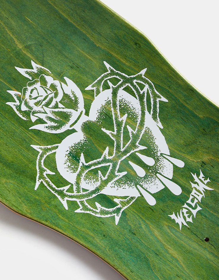 Welcome Rider on Dark Lord Skateboard Deck - 9.75"