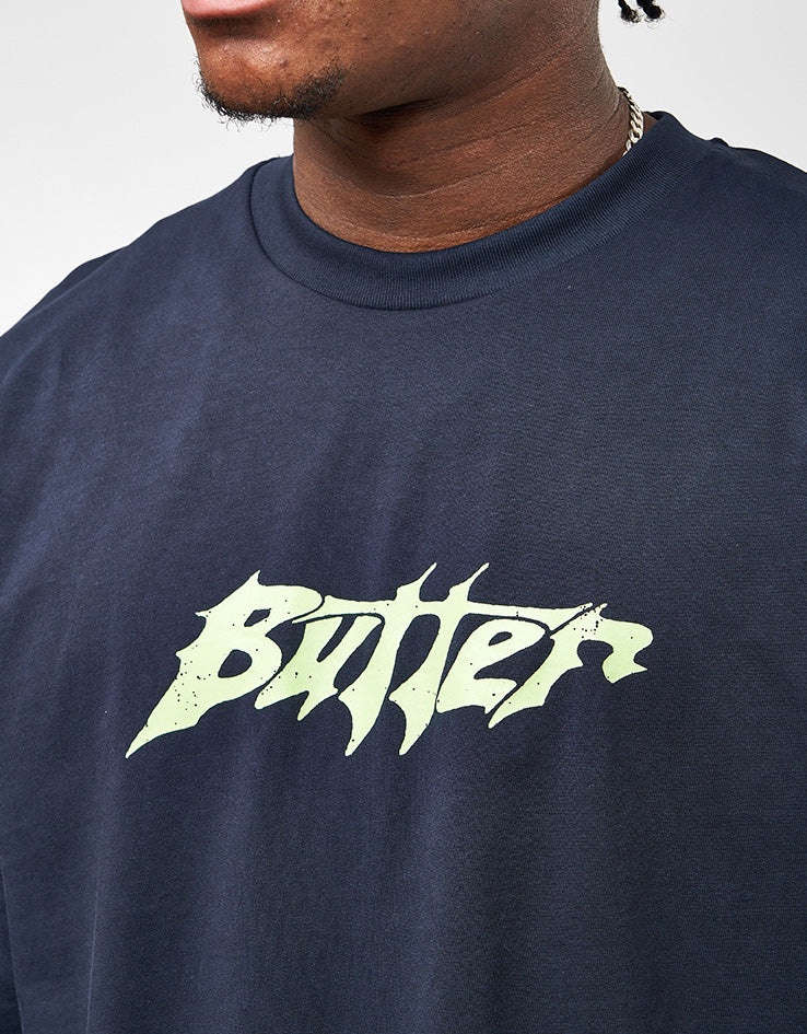 Butter Goods Amplify T-Shirt - Navy