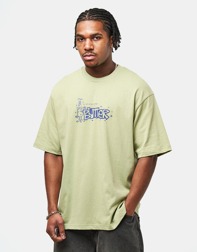 Butter Goods Pay Up T-Shirt - Matcha