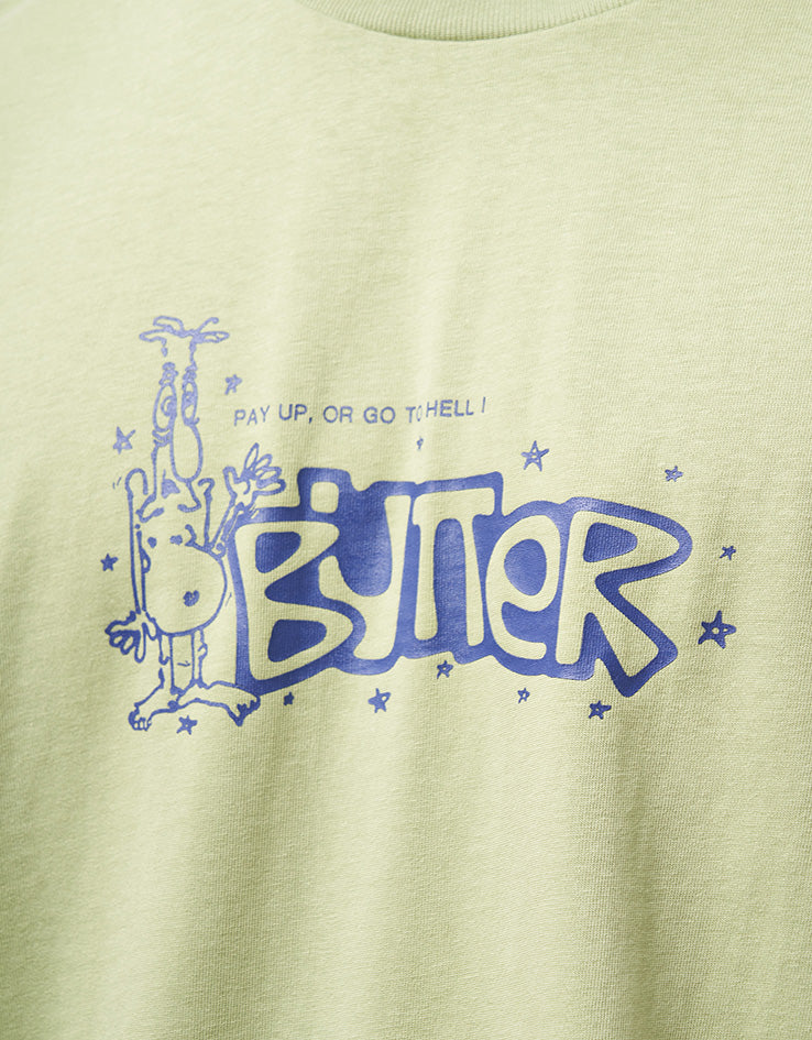 Butter Goods Pay Up T-Shirt - Matcha