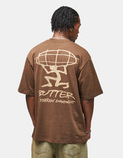 Butter Goods Terrain T-Shirt - Brown