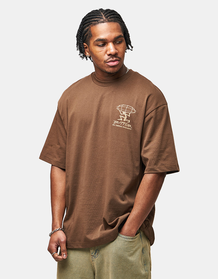 Butter Goods Terrain T-Shirt - Brown