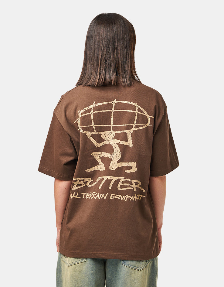 Butter Goods Terrain T-Shirt - Brown