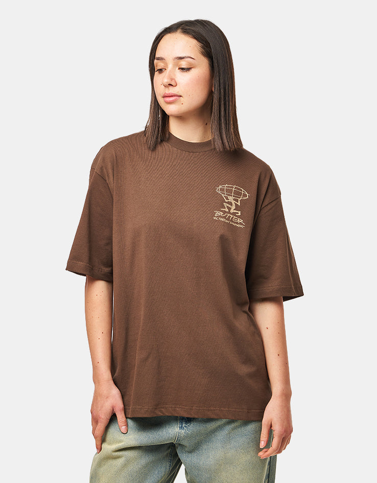 Butter Goods Terrain T-Shirt - Brown