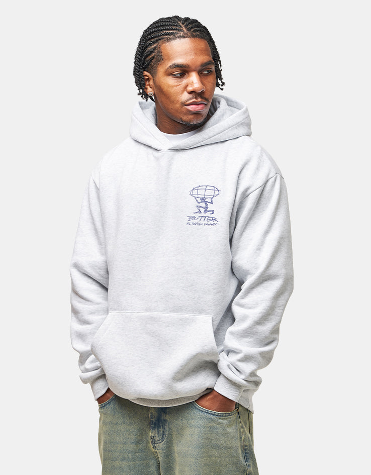 Butter Goods Terrain Pullover Hoodie - Ash