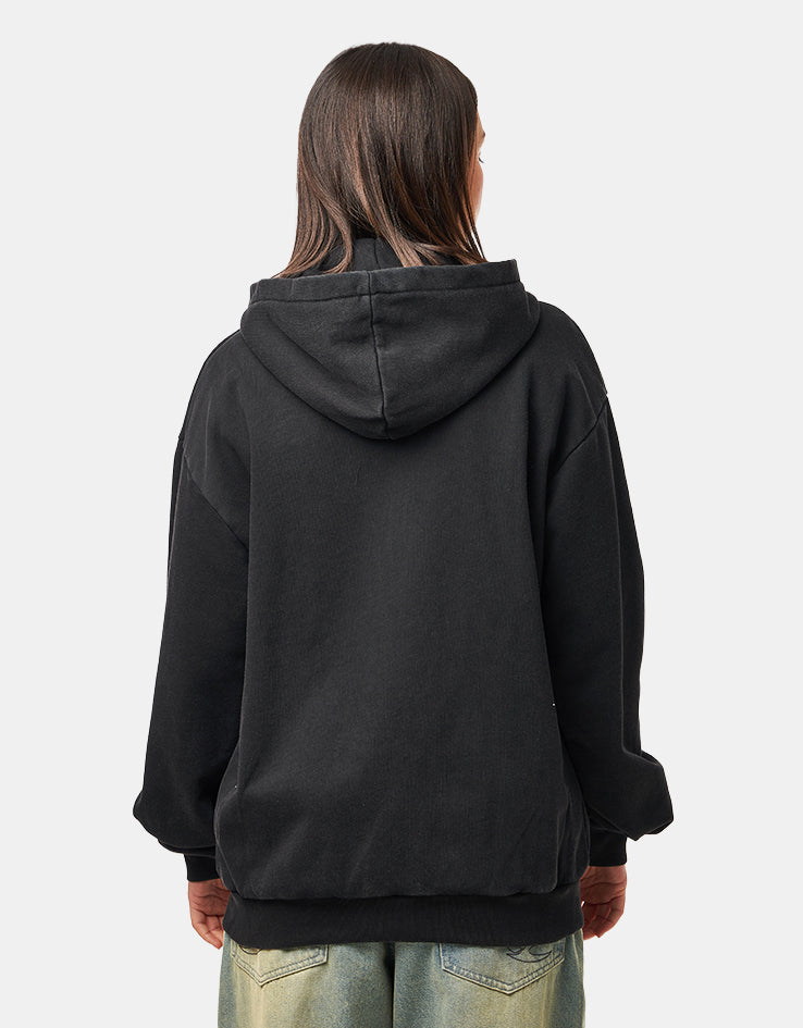Butter Goods Amplify Zip-Thru Hoodie - Washed Black