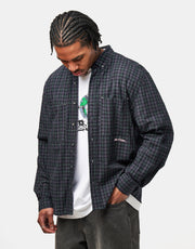 Butter Goods Plaid Shirt - Navy/Forest