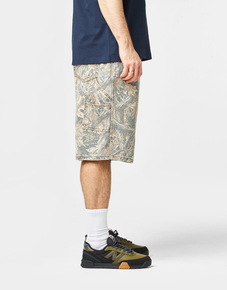Butter Goods Carpenter Denim Shorts - Forest Camo