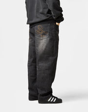 Butter Goods Scorpion Stitch Denim Jeans - Slub Black
