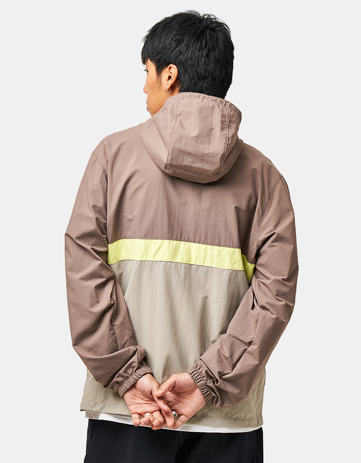 Columbia Spire Valley™ Hooded Windbreaker - Iron/Flint Grey/Neon Light