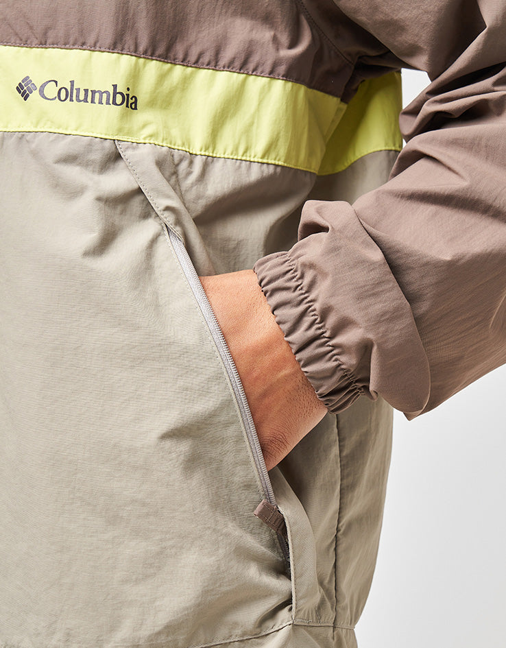 Columbia Spire Valley™ Hooded Windbreaker - Iron/Flint Grey/Neon Light