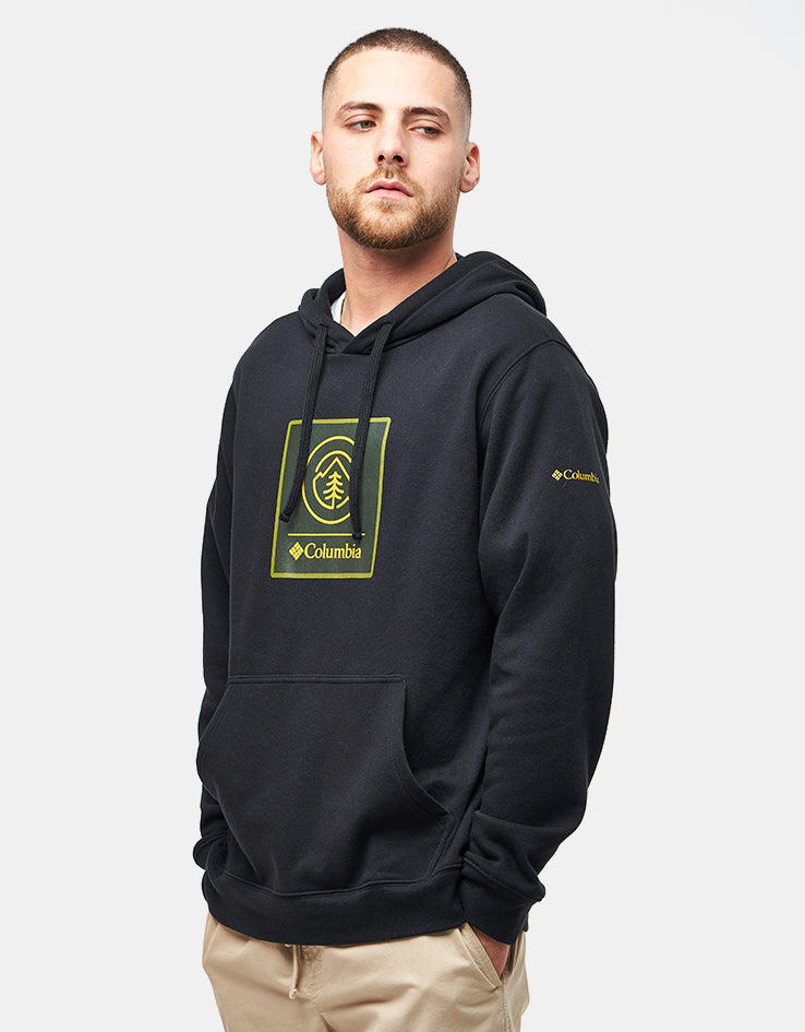 Columbia Trek™ Pullover Hoodie - Black/Linework C Badge